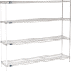 Nexel® Chrome Wire Shelving Add-On - 60"W x 14"D x 63"H