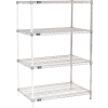 Nexel® Chrome Wire Shelving Add-On - 36"W x 24"D x 54"H