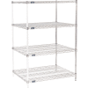 Nexel® Chrome Wire Shelving Add-On - 36"W x 30"D x 54"H