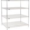 Nexel® Chrome Wire Shelving Starter - 48"W x 36"D x 63"H