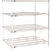 Nexel® Chrome Wire Shelving Add-On - 48"W x 36"D x 63"H