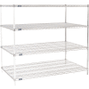 Nexel® Chrome Wire Shelving Add-On - 60"W x 36"D x 63"H