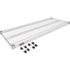 Nexel® S2454Z Poly-Z-Brite® Wire Shelf 54"W x 24"D