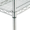 Chrome Wire Shelf Cart - Chrome Plated Steel