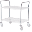 Nexel® AH18C Chrome Utility Cart Handle 18" (Priced Each, In A Package Of 2) - Pkg Qty 2