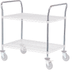 Nexel® AH18C Chrome Utility Cart Handle 18" (Priced Each, In A Package Of 2) - Pkg Qty 2