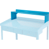 Riser Shelf for Pucel 48"W Extra-Wide Shop Desk - Blue