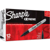 Sharpie® Extreme Marker, Fine Bullet Tip, Black, Dozen