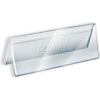 Global Approved 192805 Acrylic Two-Sided Nameplate, 8.5" x 3", Acrylic