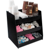 Vertical Condiment Organizer, 14-1/2"W x 11-3/4"D x 15"H, Black