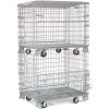Stacking Feet Allow Secure Stacking on Folding Wire Containers, Folding Containers, Wire Container, Wire Mesh Containers, Collapsible Containers