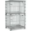 Stacking Feet Allow Secure Stacking on Folding Wire Containers, Folding Containers, Wire Container, Wire Mesh Containers, Collapsible Containers