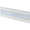 Global Approved 199611 Adhesive-Back C-Channel Nameplate, 8.5" x 3", Acrylic