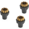 Karcher Round Brass Brush Set, 3 Nozzles - Hard Bristles for Karcher SGV 6/5 - 2.863-008.0 - Pkg Qty 3