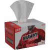 Brawny® Professional D400 Disposable Cleaning Towels, Convenience Case, White, 152 Towels/Case