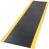 Apache Mills Soft Foot Anti Fatigue Mat 3/8" Thick 2' x Up to 60' Black/Yellow Border