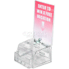 Global Approved 206008 Small Molded Suggestion Box W/ Pocket, 5.5" x 3.5", Acrylic ,1 Piece