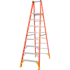 Werner 8' Fiberglass Platform Step Ladder 300 lb. Cap - P6208