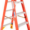 Werner 5ft Dual Access Fiberglass Step Ladder 300 lb. Cap - T6205
																			
