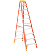 Werner 10' Dual Access Fiberglass Step Ladder 300 lb. Cap - T6210