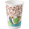 Dixie® Hot Cups, Paper, 12 oz., Coffee Dreams Design, 50/Pack