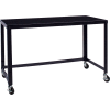 Hirsh Industries® Steel Industrial 48" Mobile Desk in Black