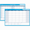 AT-A-GLANCE® 30/60-Day Undated Horizontal Erasable Wall Planner, 48 x 32, White/Blue