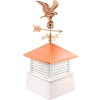 Good Directions 26" Square Manchester Vinyl Cupola w/ Cottage Eagle Weathervane