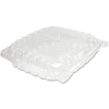 DART® DCCC89PST1, ClearSeal Plastic Hinged Container, 8-5/16 x 8-5/16 x 2, Clear, 250/Carton