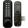 Lockey Digital Door Lock 2200 Surface/Rim Mount, Antique Brass