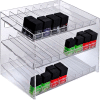 Global Approved 222683, 24 Compartment Cosmetic Display, 12"W x 10.5"H x 8"D, CLR, 1 Pc