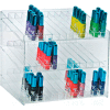 Global Approved 222883, 26 Compartment Cosmetic Display, 12"W x 10.5"H x 8.5"D, CLR, 1 Pc