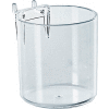Global Approved 224053 Pegboard Cup Display For Pegboard/Slatwall, 3" Diameter, Acrylic