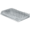 Global Approved 225524 72-Slot Cosmetic Display, Pegboard/Slatwall, 13" x 1.5", Acrylic