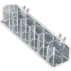Global Approved 225590 6-Cup Display Tray For Pegboard/Slatwall, 13.75" x 2.75", Acrylic