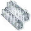 Global Approved 225592 2-Tier Cup Display For Pegboard/Slatwall, 13.75" x 6", Acrylic ,1 Piece