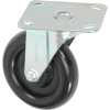 Global Industrial™ Medium Duty Rigid Plate Caster 5" Polyurethane Wheel 250 lb. Capacity