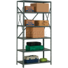 Global Industrial™ Steel Shelving 20 Ga 36"Wx12"Dx73"H Open Clip Style 6 Shelf