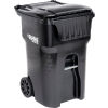 Otto Mobile Trash Container, 95 Gallon Black - 9956060F-B52
																			