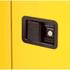 Recessed Paddle Handle on Global Flammable Cabinet