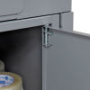 Global Industrial™ Cabinet Shop Desk - 4 Drawers & Pigeonhole Riser 34-1/2 x 30 x 51-1/2 - Gray
																			