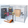 Global Industrial™ Wire Mesh Partition Security Room 30x20x8 with Roof ...