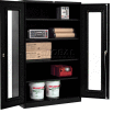 Global Industrial™ Clear View Storage Cabinet Assembled 48x24x78 - Black
