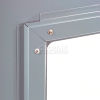 48"W Clear View Storage Cabinet - Channel Reinforced Acrylic Windows
