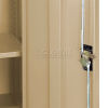 Storage Cabinet with Recessed Handle - 3-Point Locking System