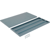 Global Industrial Shelves For 48"Wx24"D Storage Cabinet, Gray, 2 Pack