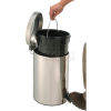 Step-On Waste Cans - Includes Inner Plastic Bin with Carry Handle