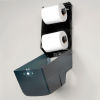 Twin Toilet Roll Dispenser for Standard 5in Rolls - VerticalTwin Toilet Roll Dispenser for Standard 5in Rolls - Vertical
