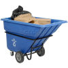 1 Cubic Yard Capacity Recycling Plastic Tilt Truck, Plastic Tilt Trucks, Recycling Hopper Truck, Hopper Trucks, Recycling Carts