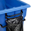 Trash Bag Hooks on Recycling Plastic Tilt Truck, Plastic Tilt Trucks, Recycling Hopper Truck, Hopper Trucks, Recycling Carts